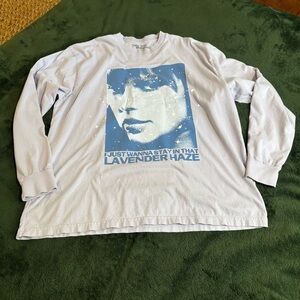 Taylor Swift Midnights NWOT 2X Lavender Haze Long Sleeve Tee Size